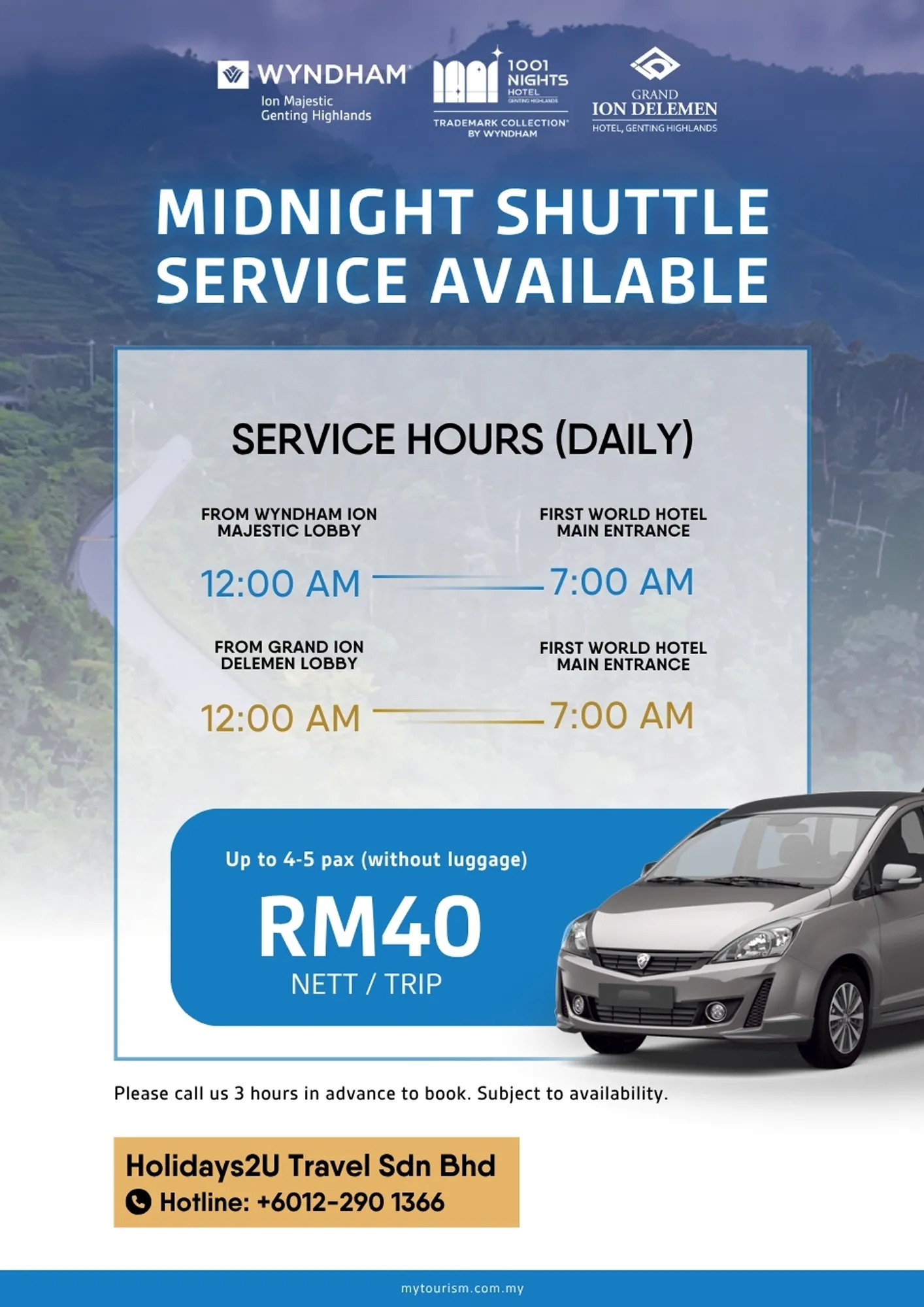 RM40 Midnight Shuttle WIM 1001
