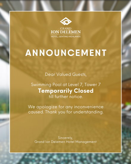 GID swimming pool closed